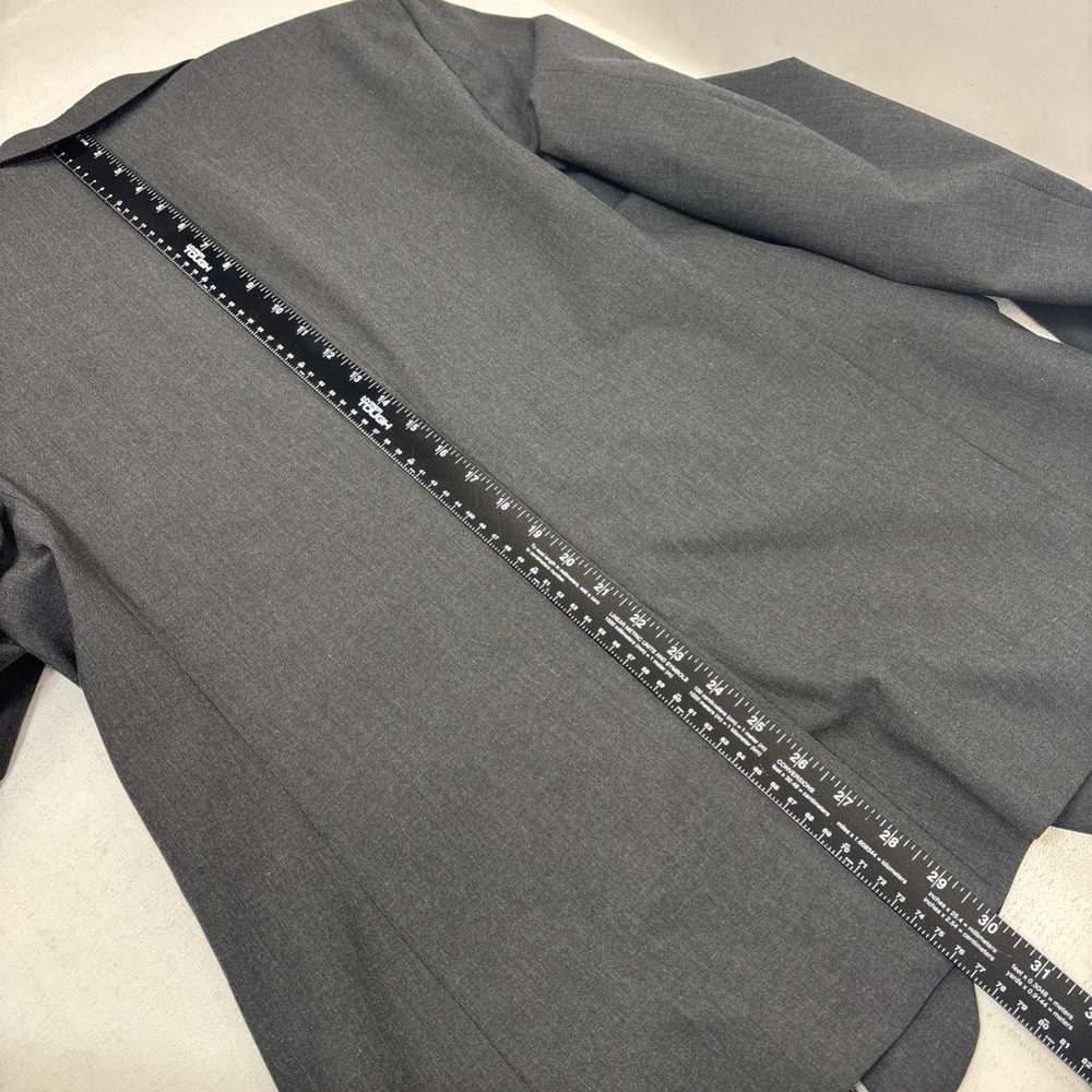 Calvin Klein Men's Infinite Slim Fit Blazer Size L Gray Suit‎ Jacket Two Button - Picture 10 of 10